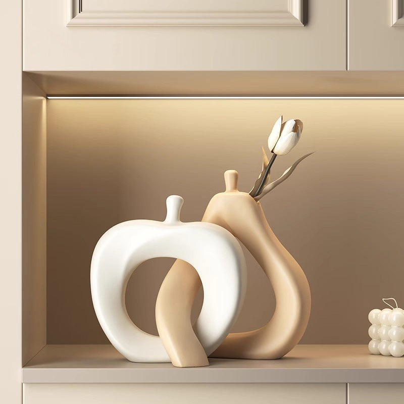 Still Balance Sculptural Set – Wit & Beige