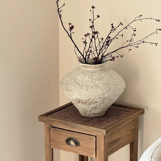 Grounded Form Vase – Krijtwit