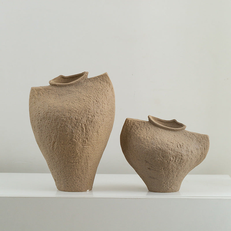 Soft Surface Vase Set - Krijtwit & Beige